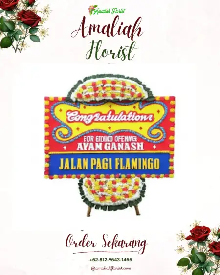Sewa Papan Bunga Kerek